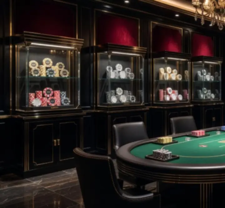 Ekskluzywny showroom akcesoriów pokerowych POLVIAN STAGE